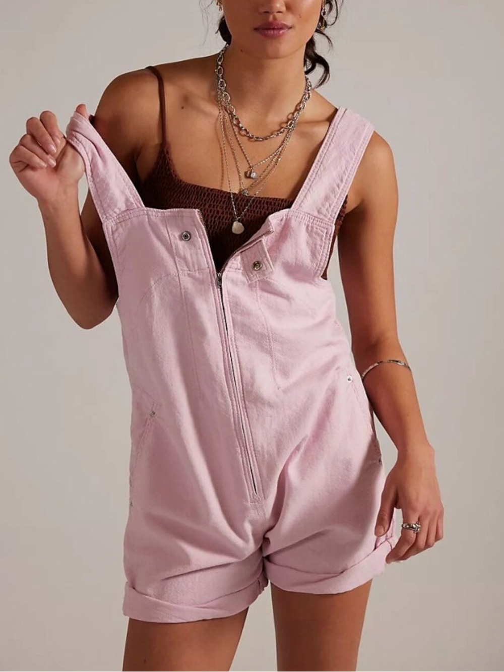WE THE FREE Jude Pink Shortalls
